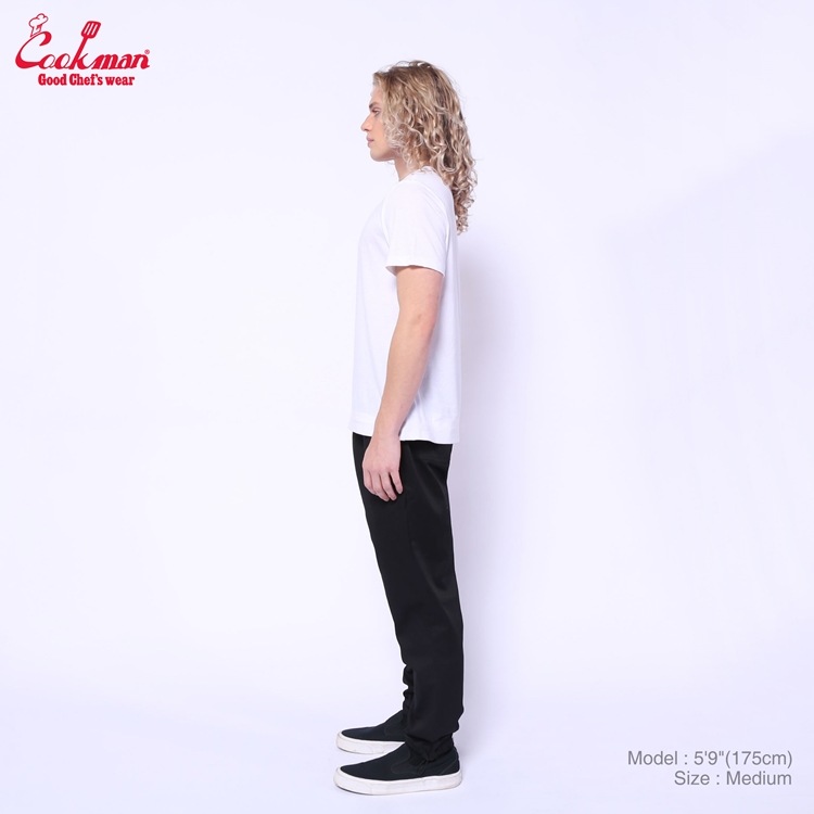 クックマン COOKMAN シェフパンツ ソーセージスタイルオーバークックパンツ ブラック 41870
