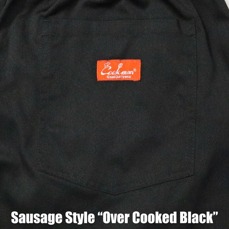 クックマン COOKMAN シェフパンツ ソーセージスタイルオーバークックパンツ ブラック 41870