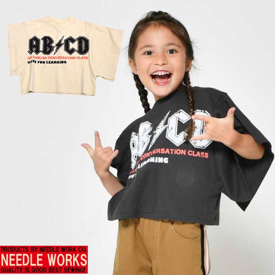 ニードルワークス 天竺リメイク風Tシャツ 2124208