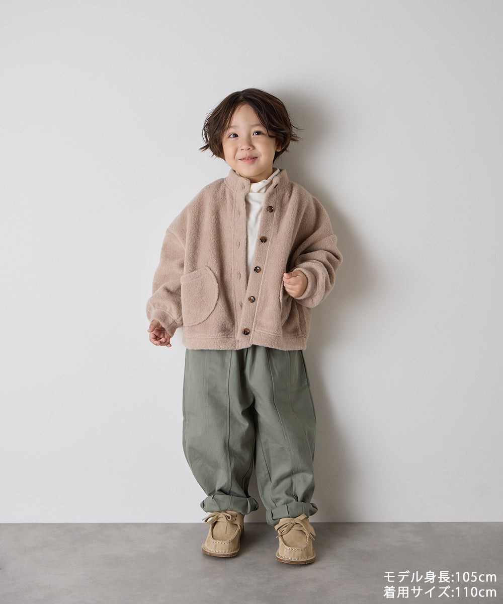 リジェール rijier ピュアコットンセンターダブルシームバルーンパンツ