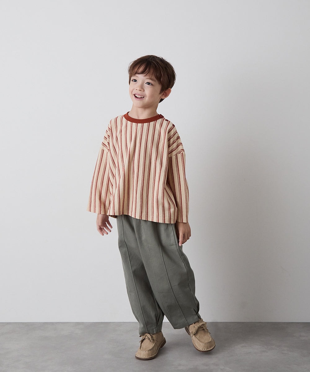 リジェール rijier ピュアコットンセンターダブルシームバルーンパンツ