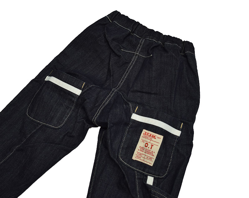 オフィシャルチーム OFFICIAL TEAM カットデニムスクエアワイドパンツ 1225128