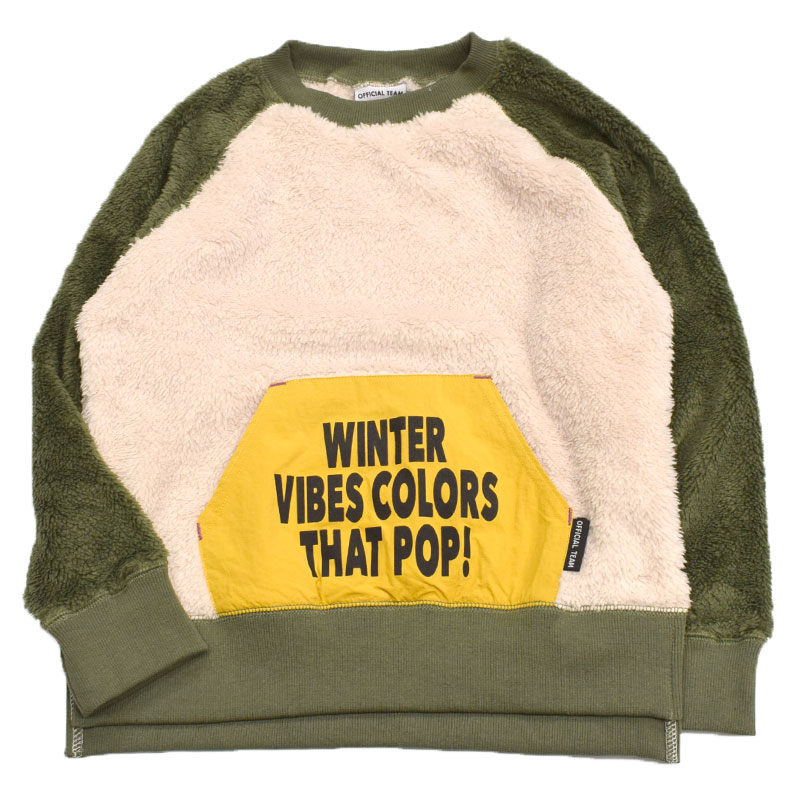 オフィシャルチーム  OFFICIAL TEAM ダブルボアポケットラグラントレーナー 1225320 