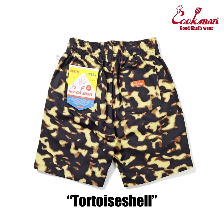 クックマン COOKMAN シェフパンツ ショート Tortoiseshell