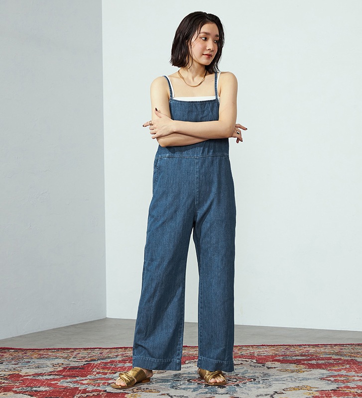 Lee リー レディース リラックス サロペット デニム LL9015