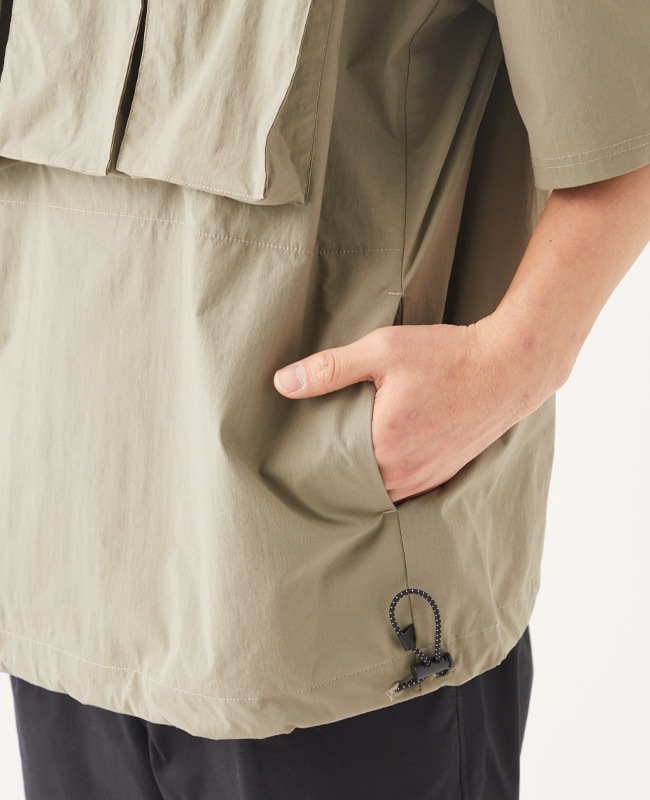 クリフメイヤー メンズ 三連マチポケキャンプクルーシャツ 2145101