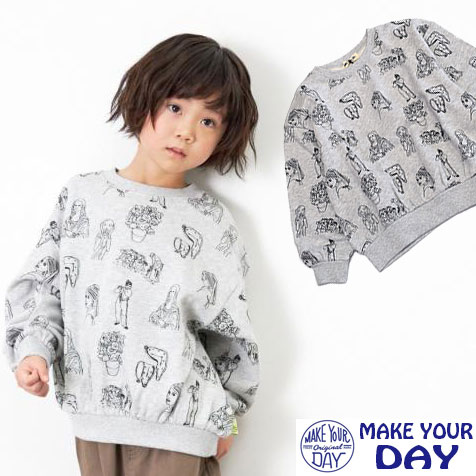 【新品】MAKE YOUR DAY 100cm 長袖ワンピース 水玉 SALE2023AW⁄MAKE YOUR DAY⁄メイクユアデイ⁄子供服