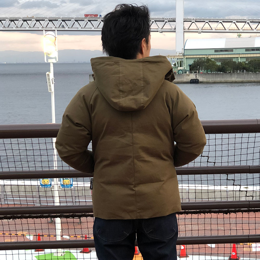 ジムマスター ドロップポケットマンパー カーキ