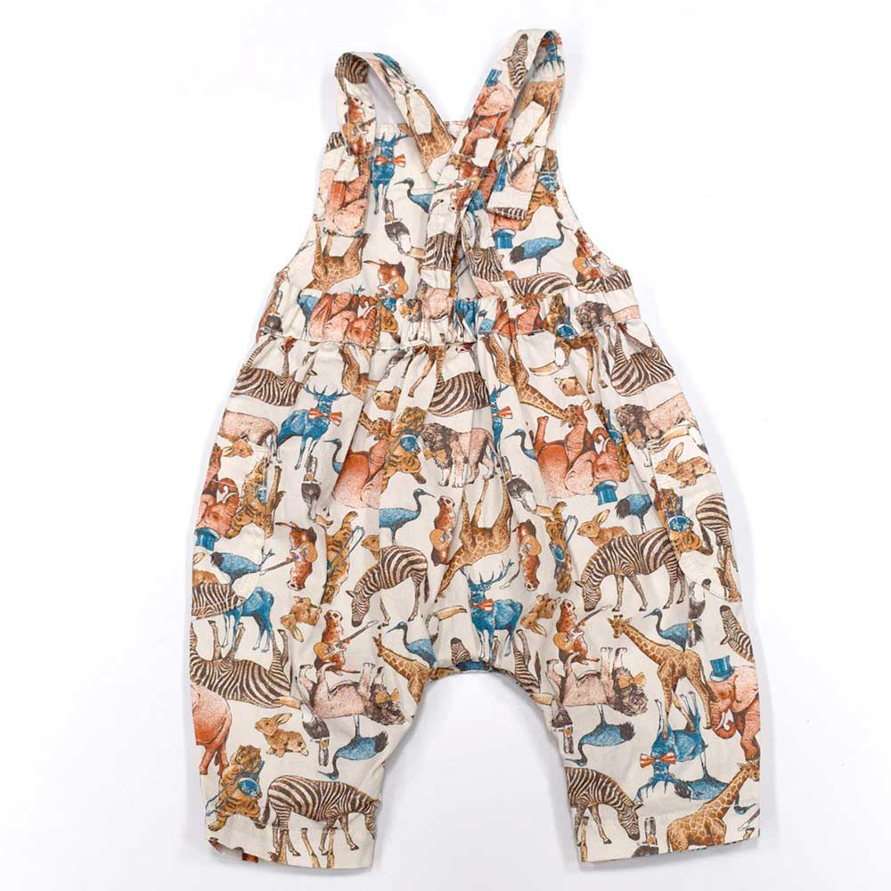 オーシャンアンドグラウンド ベビーサロペット アニマル