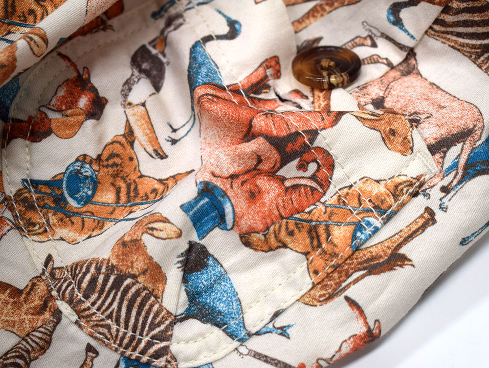 オーシャンアンドグラウンド ベビーサロペット アニマル