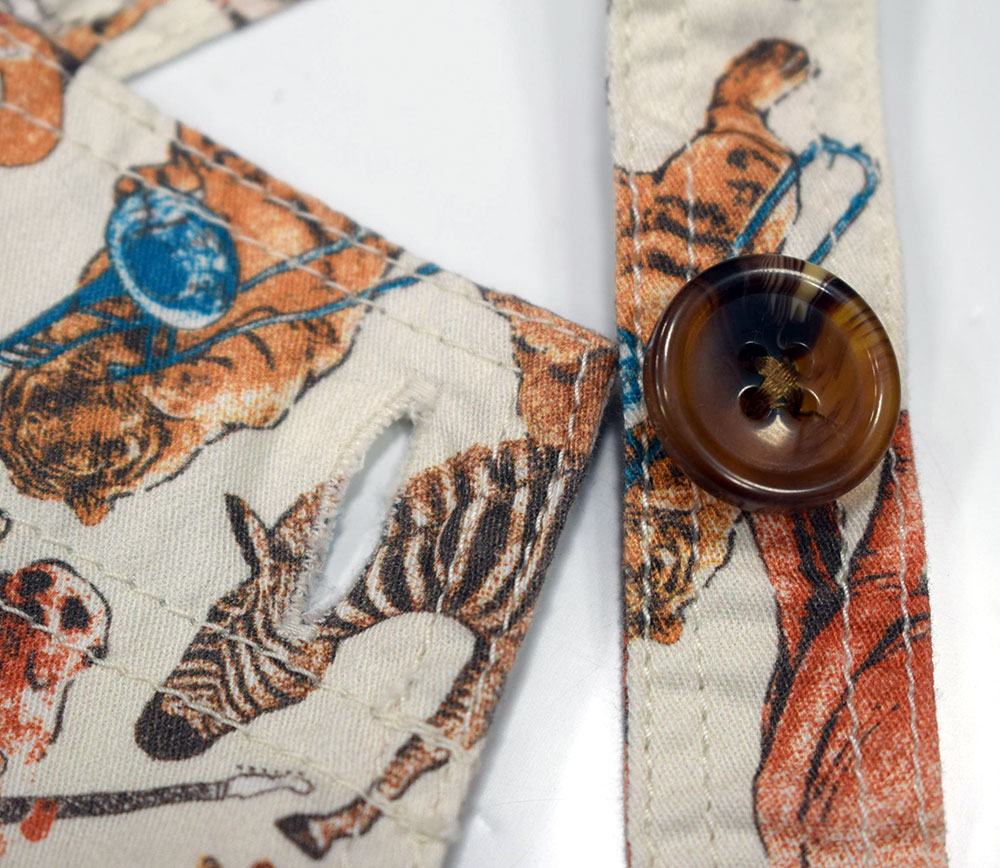 オーシャンアンドグラウンド ベビーサロペット アニマル