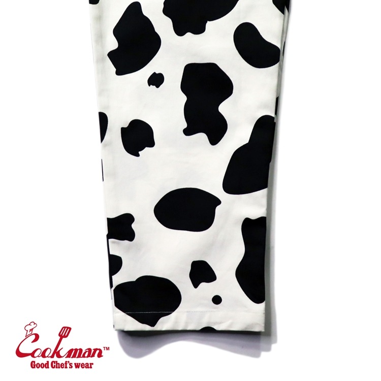 クックマン COOKMAN シェフパンツ Cow 牛柄
