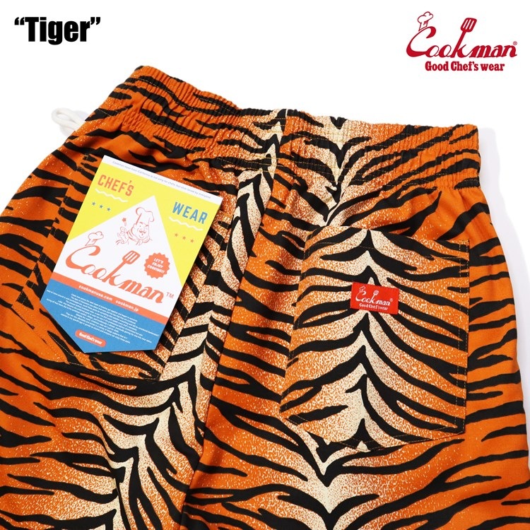 クックマン COOKMAN シェフパンツ Tiger 虎柄