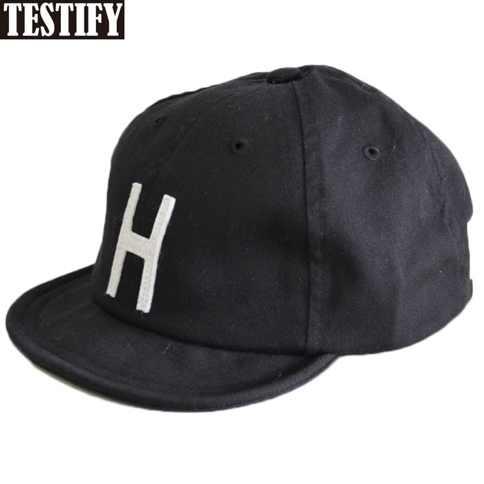 テスティファイ ツイルロゴキャップ ブラック