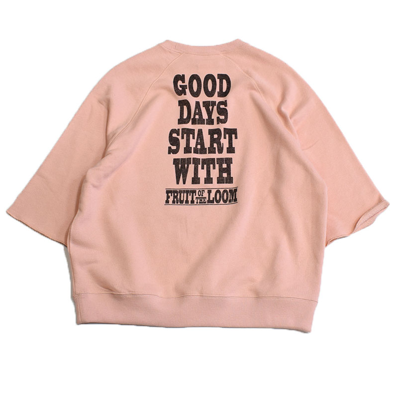 フルーツオブザルーム FRUIT OF THE LOOM ヴィンテージスヌーピー FTL×PEANUTS 7部袖甘編みスエット 80669400