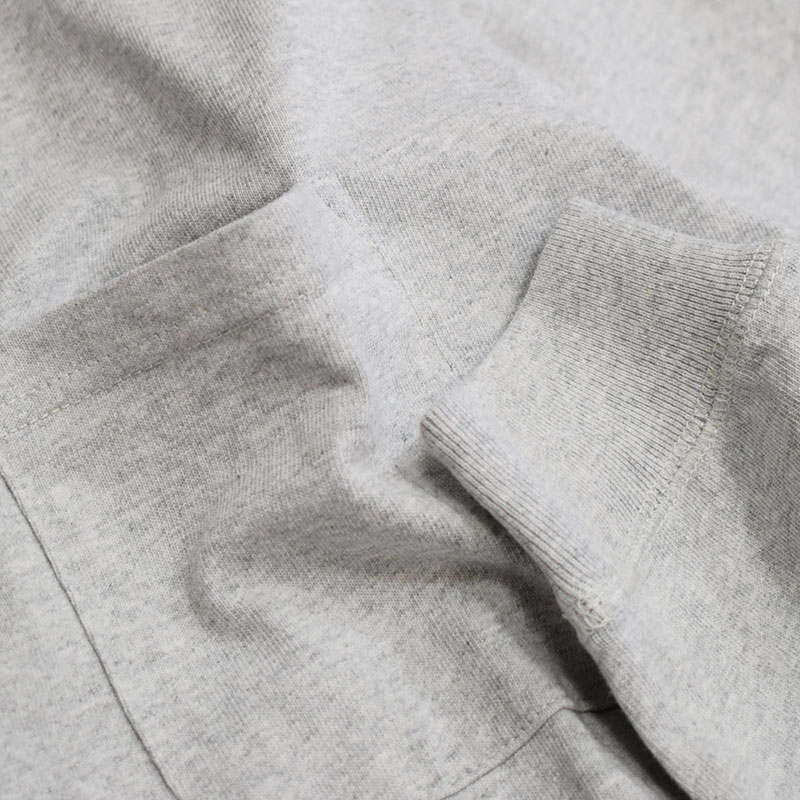 Good wear グッドウェアー 袖リブ ポケット付きロングTシャツ SUPER BIG TEE 2W7-0502