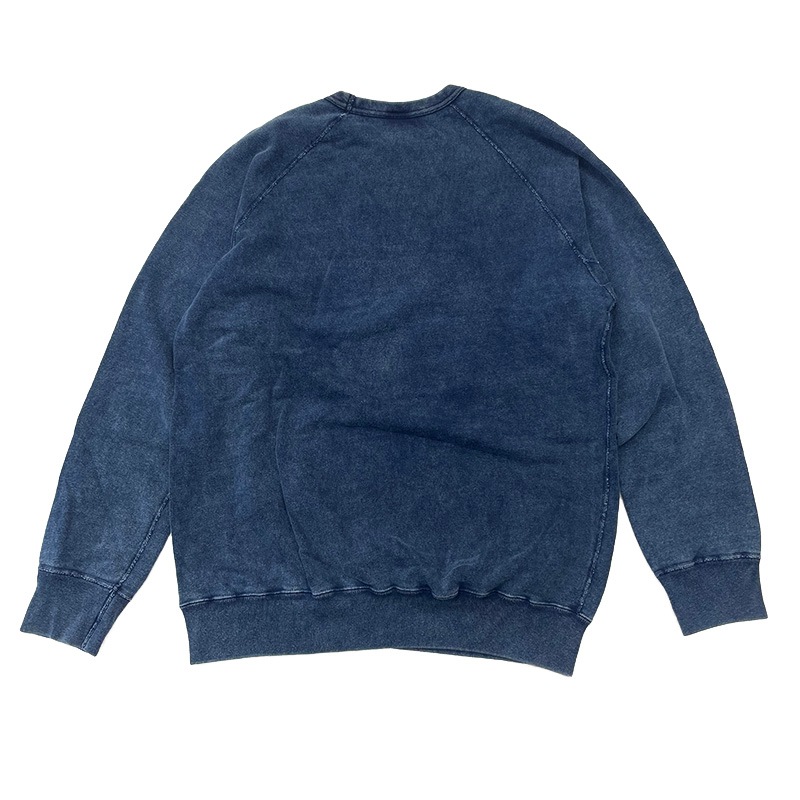 グッドオン GOODON ラグランクルースウェットシャツ インディゴ 101