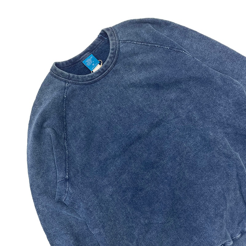 グッドオン GOODON ラグランクルースウェットシャツ インディゴ 101