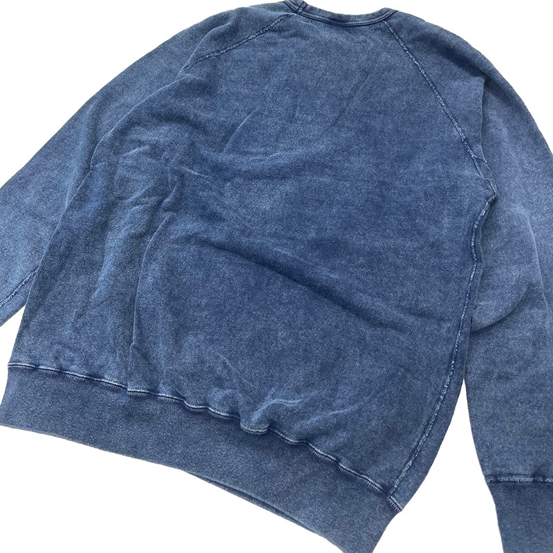 グッドオン GOODON ラグランクルースウェットシャツ インディゴ 101
