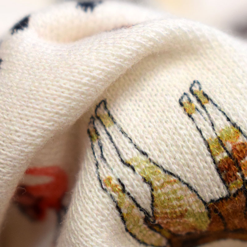 オーシャンアンドグラウンド Lastella アニマル総柄ロンパース 3320501