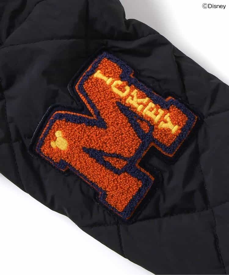 エフオーキッズ FOKIDS ディズニー ミッキーマウス ワッペンキルティングジャケット 501035