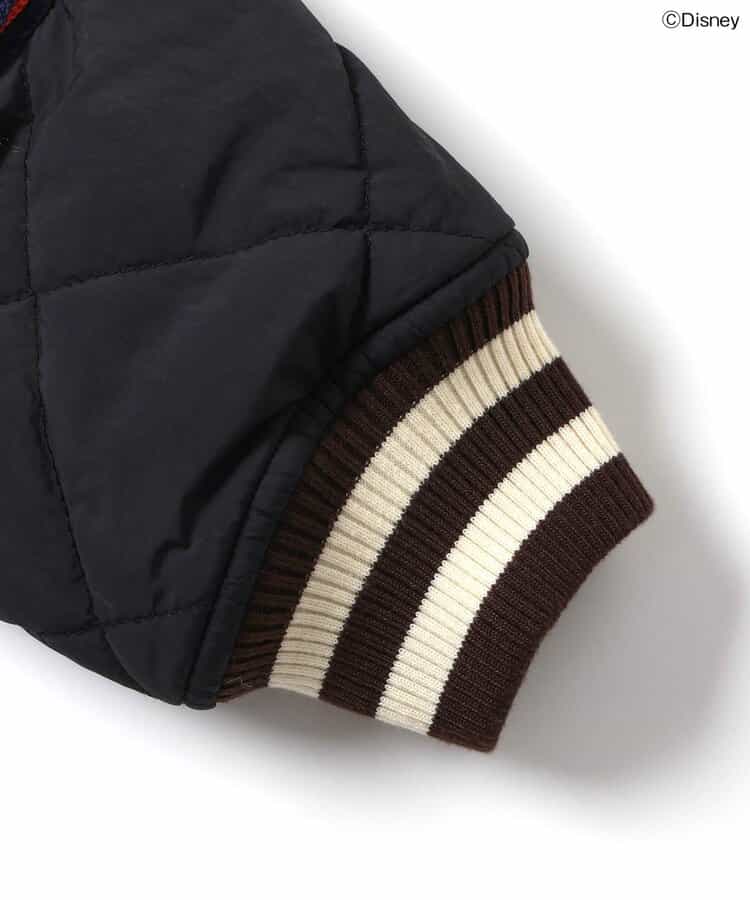 エフオーキッズ FOKIDS ディズニー ミッキーマウス ワッペンキルティングジャケット 501035
