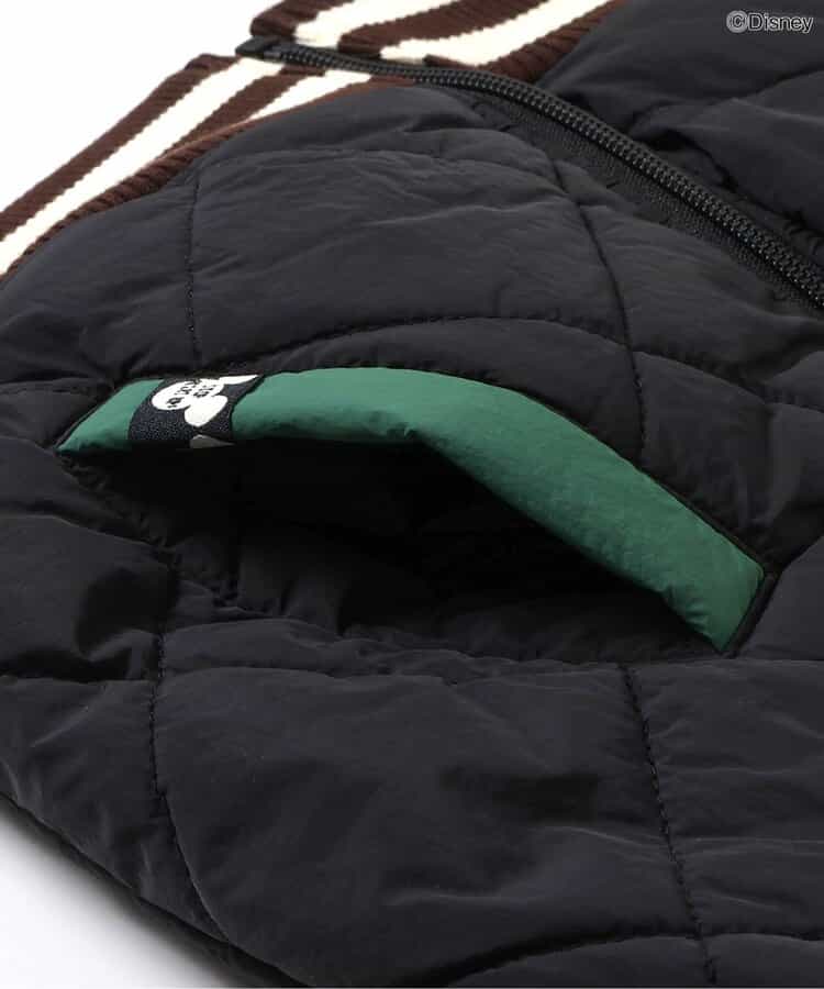 エフオーキッズ FOKIDS ディズニー ミッキーマウス ワッペンキルティングジャケット 501035