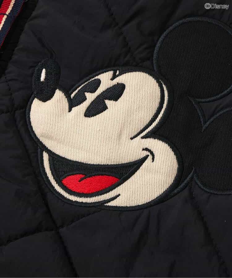 エフオーキッズ FOKIDS ディズニー ミッキーマウス ワッペンキルティングジャケット 501035
