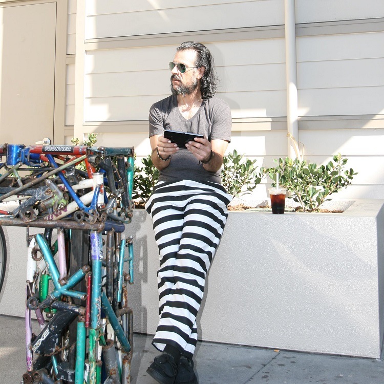 クックマン COOKMAN シェフパンツ ボーダー