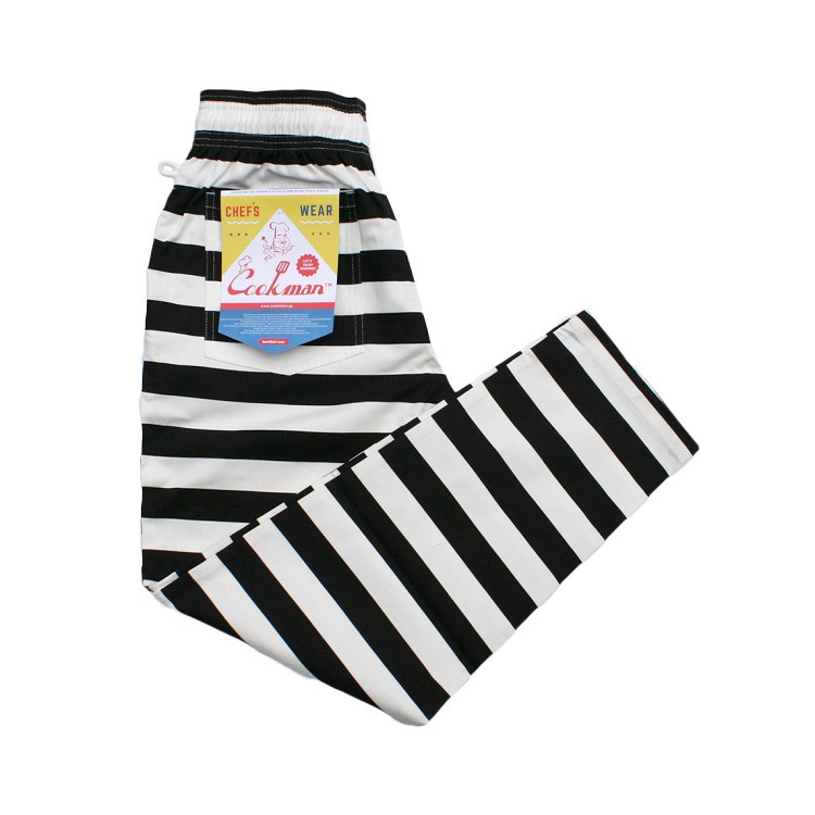 クックマン COOKMAN シェフパンツ ボーダー