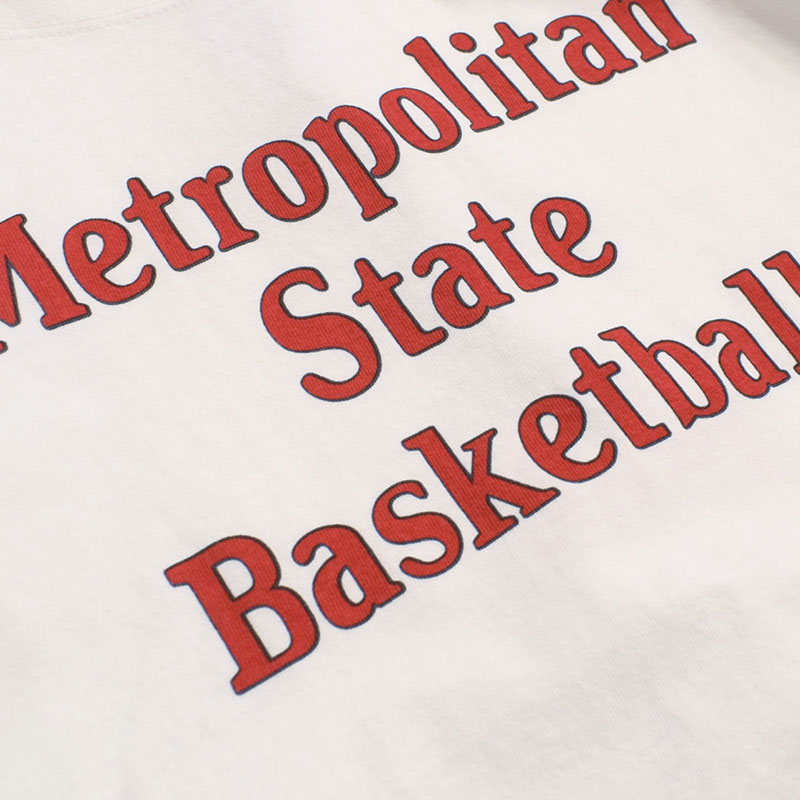 オーシャンアンドグラウンド デニムフリルショルダーTシャツ ホワイト