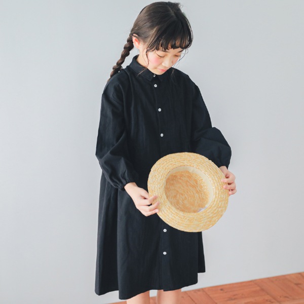 NHT エヌエイチティー シャツワンピース BK 530861