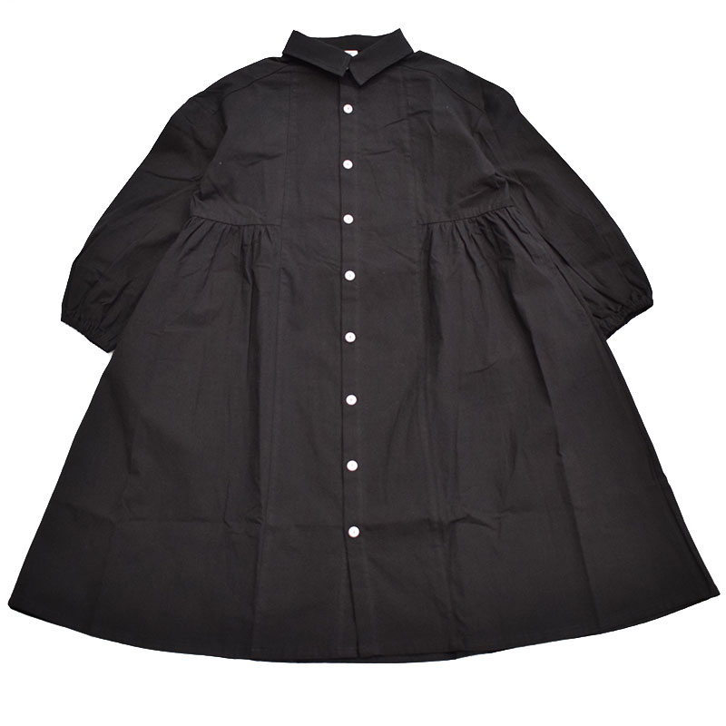 NHT エヌエイチティー シャツワンピース BK 530861