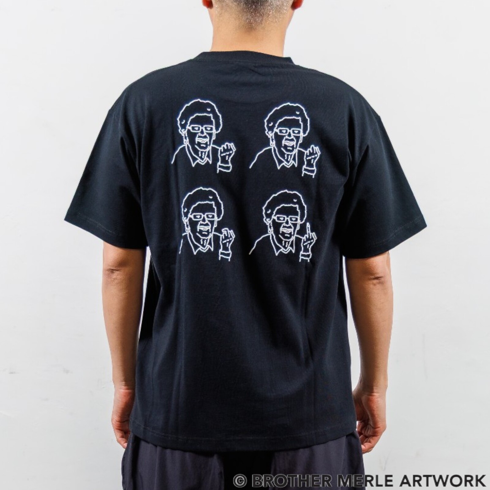 リバーサイドカルチャー RIVERSIDECULTURE ブラザーマール コラボTシャツ FU●K じいちゃん