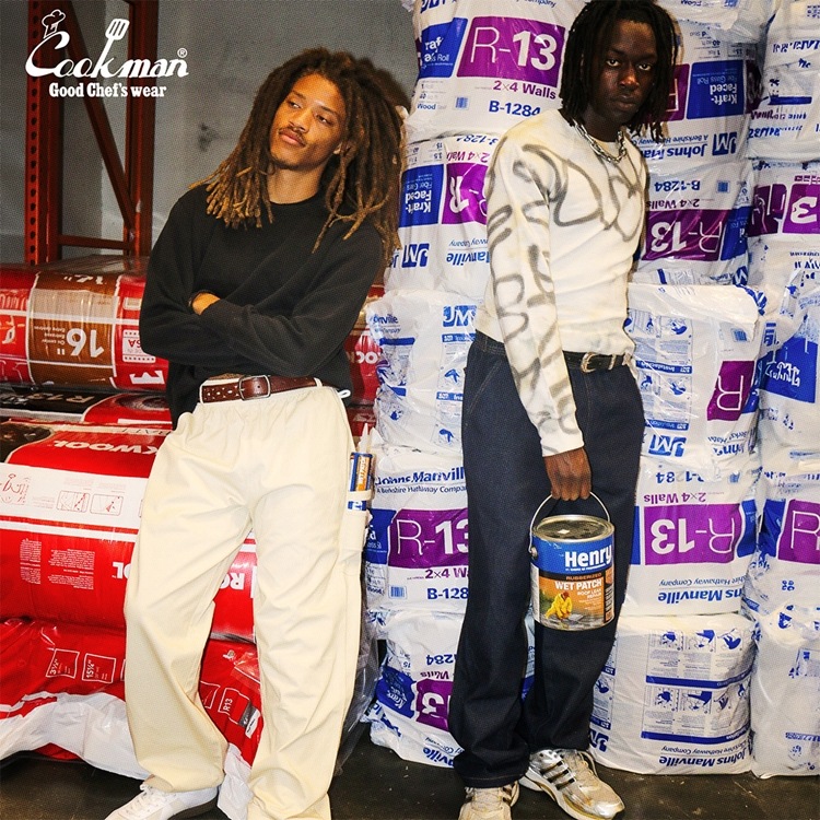 クックマン COOKMAN カーペンターズパンツ Carpenter's Pants シェフパンツ デニムNV 231-43805