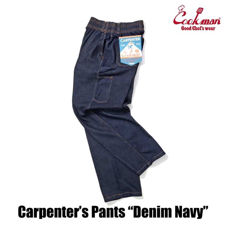 クックマン COOKMAN カーペンターズパンツ Carpenter's Pants シェフパンツ デニムNV 231-43805
