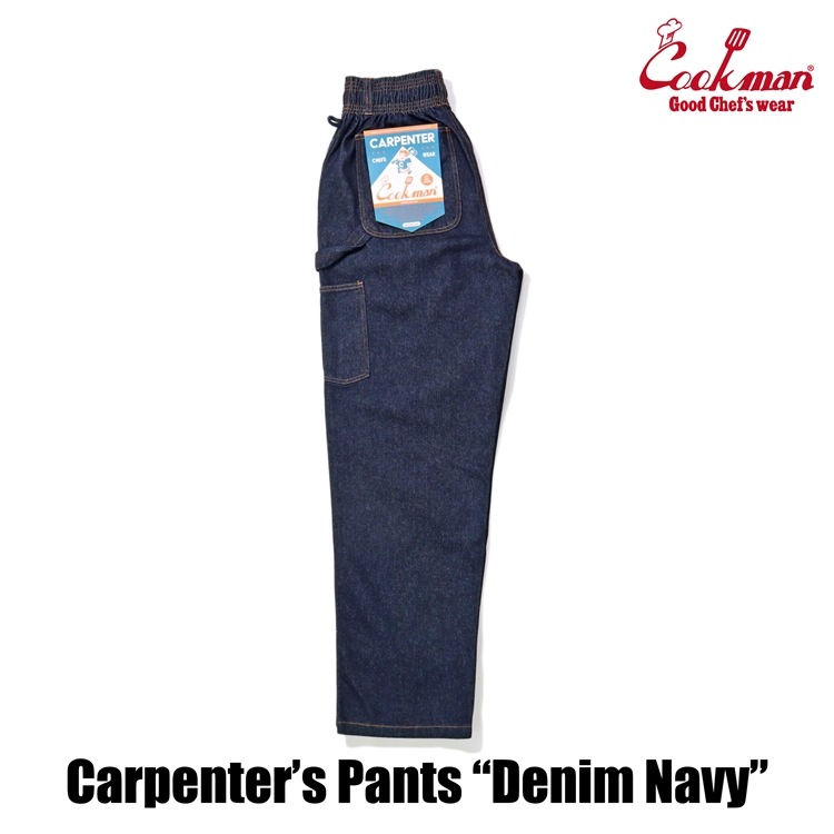 クックマン COOKMAN カーペンターズパンツ Carpenter's Pants シェフパンツ デニムNV 231-43805