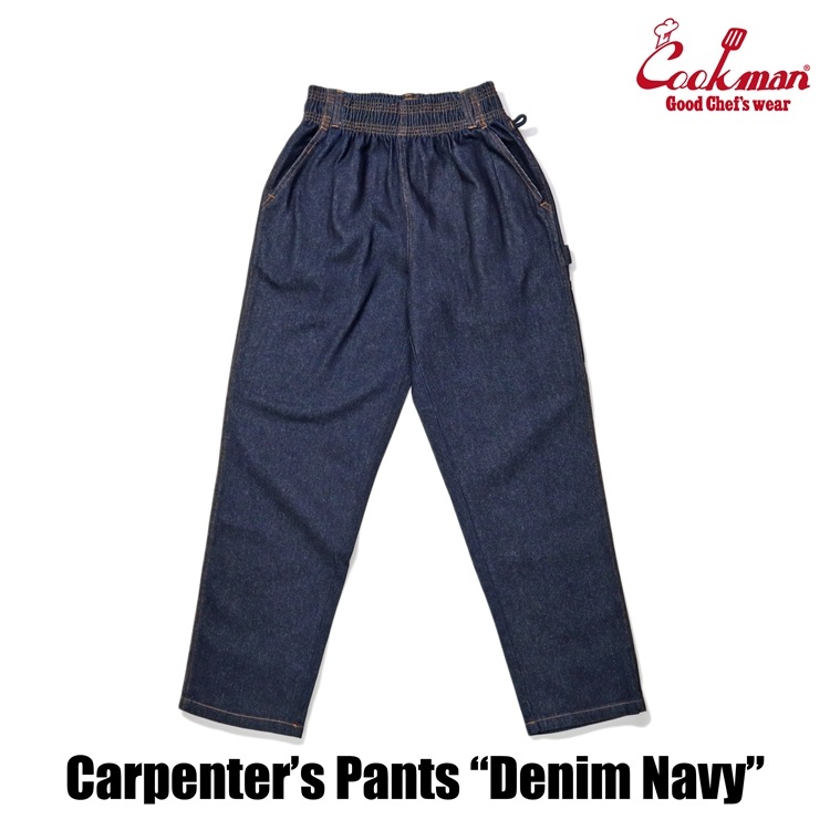 クックマン COOKMAN カーペンターズパンツ Carpenter's Pants シェフパンツ デニムNV 231-43805