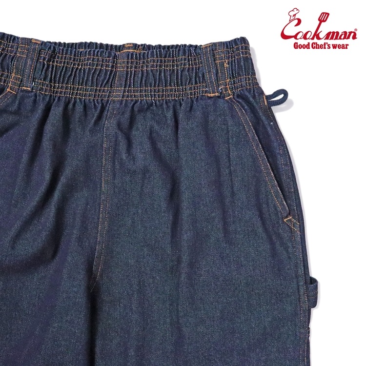 クックマン COOKMAN カーペンターズパンツ Carpenter's Pants シェフパンツ デニムNV 231-43805