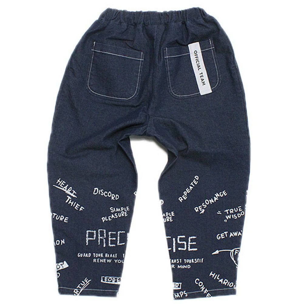 オフィシャルチーム ストレッチデニムワイドロングパンツ 1124172
