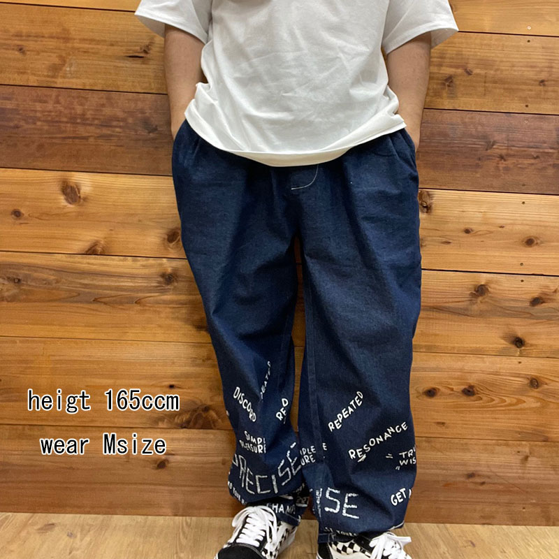 オフィシャルチーム ストレッチデニムワイドロングパンツ 1124172