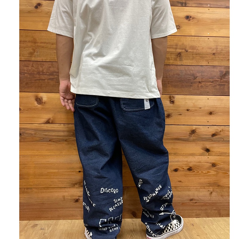 オフィシャルチーム ストレッチデニムワイドロングパンツ 1124172