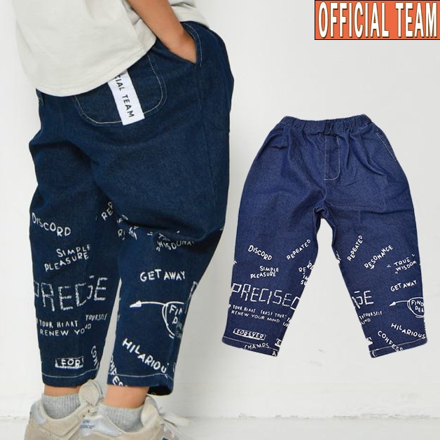 オフィシャルチーム ストレッチデニムワイドロングパンツ 1124172