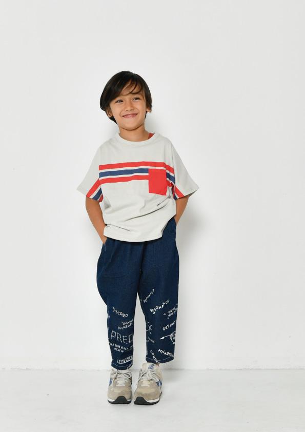オフィシャルチーム ストレッチデニムワイドロングパンツ 1124172