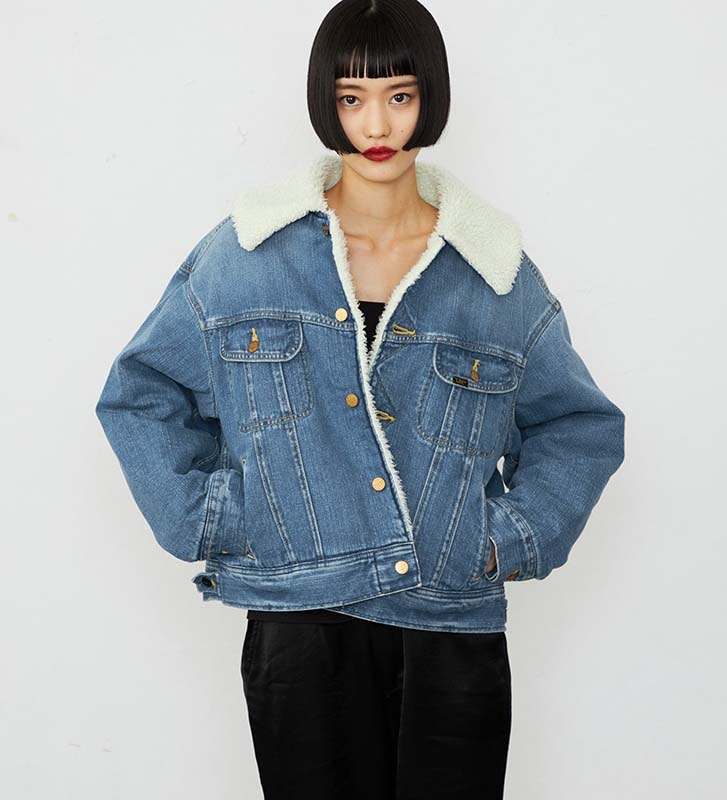 Lee リー レディース ボアストームライダー アウター コクーンシルエット LL8022