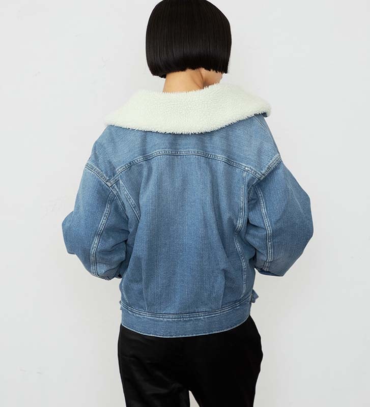 Lee リー レディース ボアストームライダー アウター コクーンシルエット LL8022