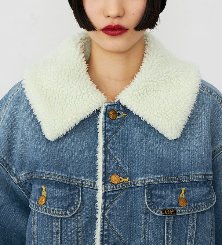 Lee リー レディース ボアストームライダー アウター コクーンシルエット LL8022