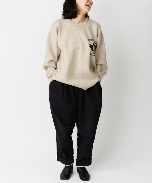 ジムマスター GYMMASTER ジャガードニットSMILE PARADICE クルーネック 421725