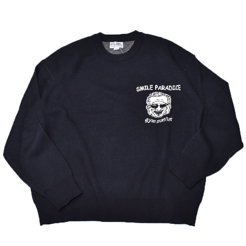 ジムマスター GYMMASTER ジャガードニットSMILE PARADICE クルーネック 421725