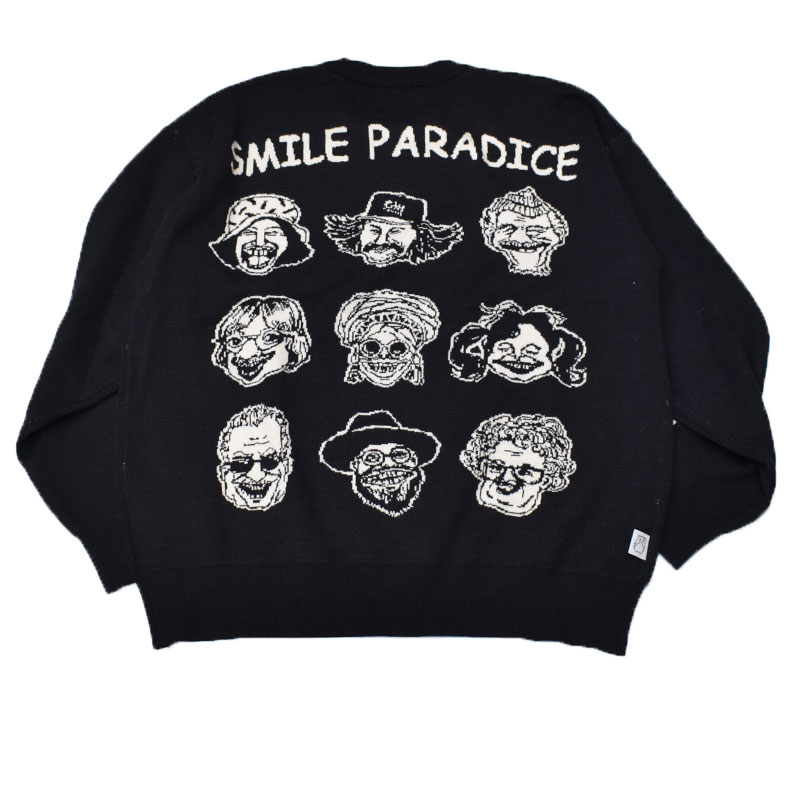 ジムマスター GYMMASTER ジャガードニットSMILE PARADICE クルーネック 421725